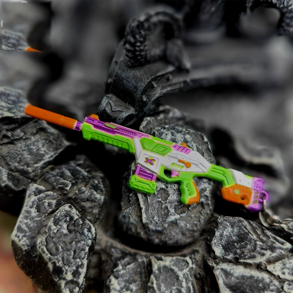 Mini BlastX Phantom Gun Keychain Metal Pendant