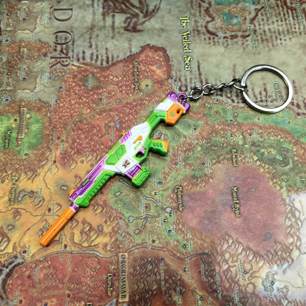 Mini BlastX Phantom Gun Keychain Metal Pendant