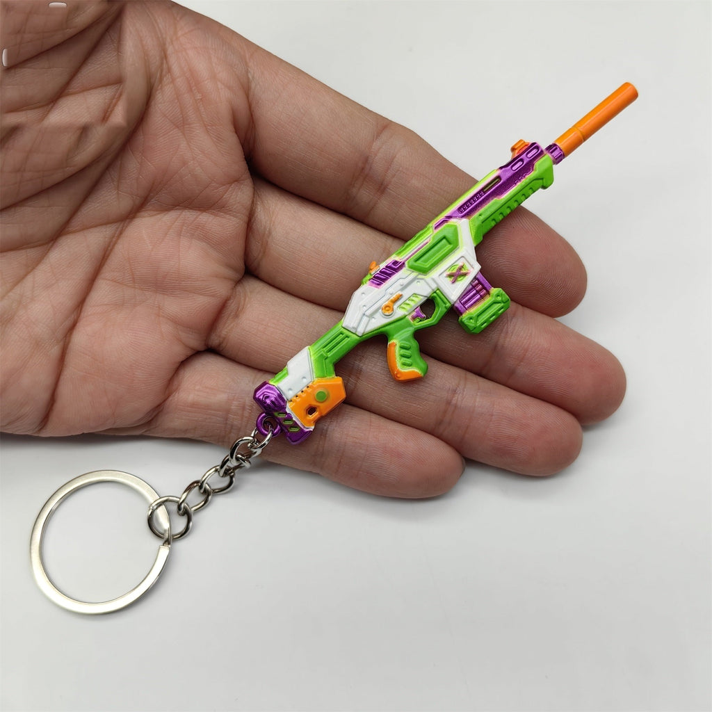 Mini BlastX Phantom Gun Keychain Metal Pendant