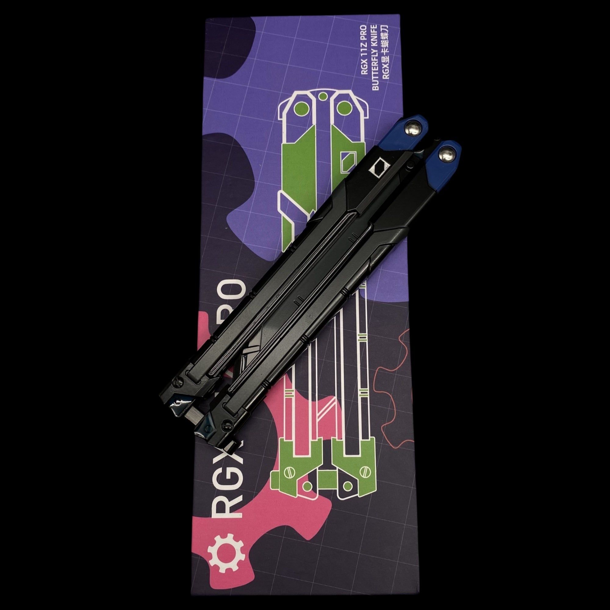 Blue RGX Knife RGX Blade 2 In 1 Pack