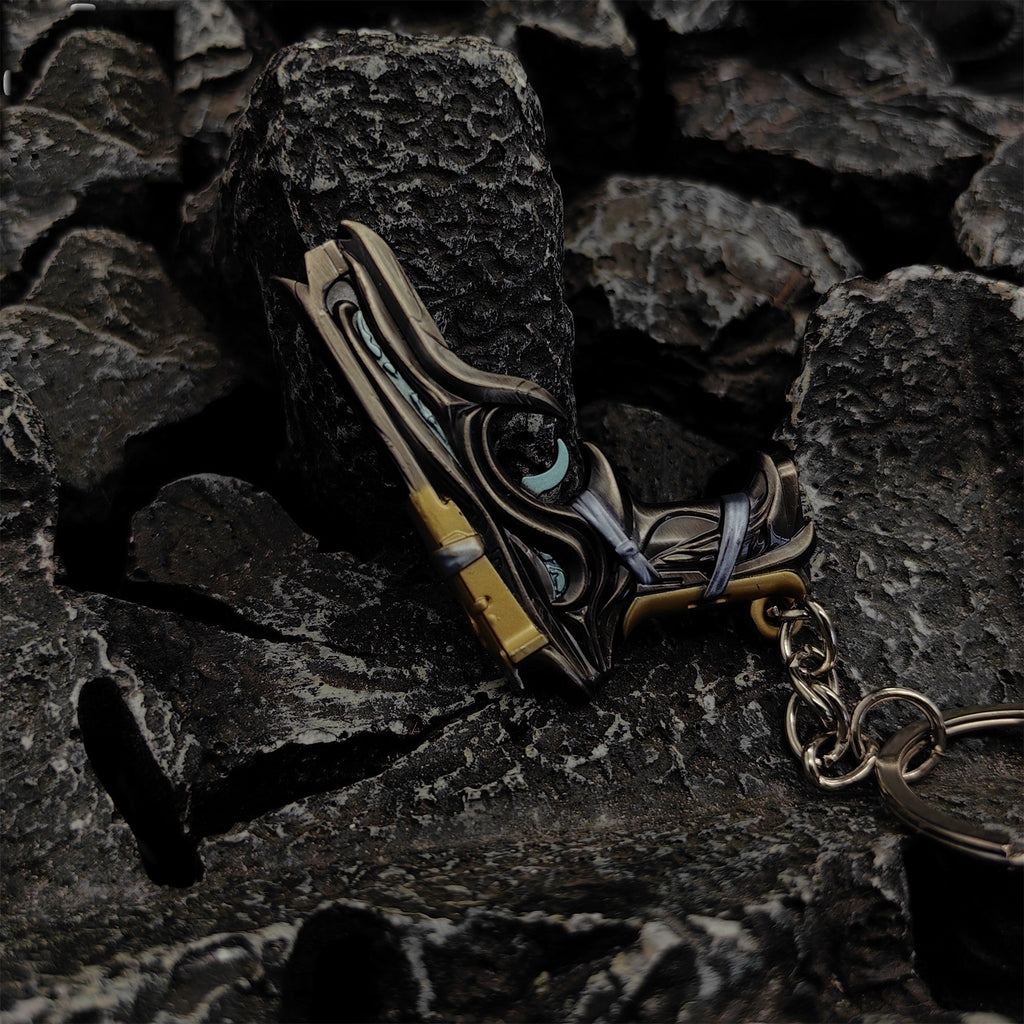 Mini Bound Classic Pistol Gun Metal Keychain