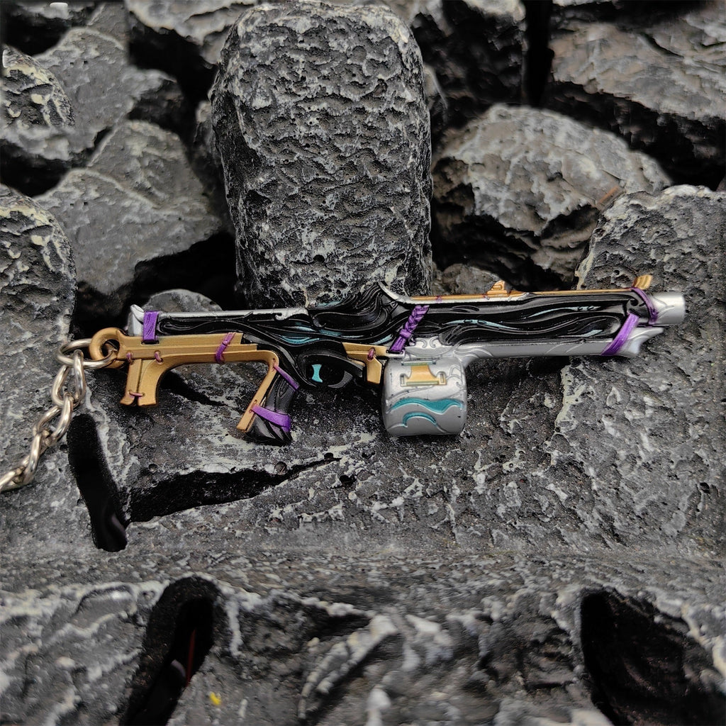 Mini Bound Judge Gun Metal Keychain