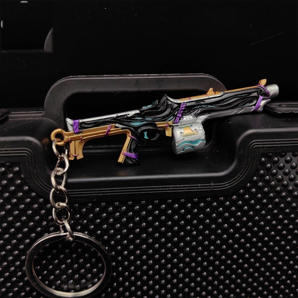 Mini Bound Judge Gun Metal Keychain