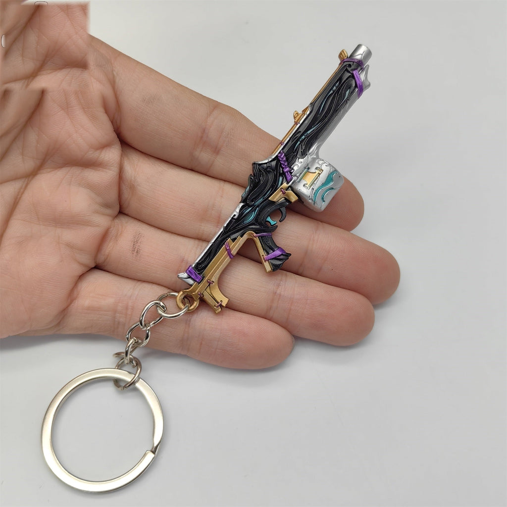 Mini Bound Judge Gun Metal Keychain
