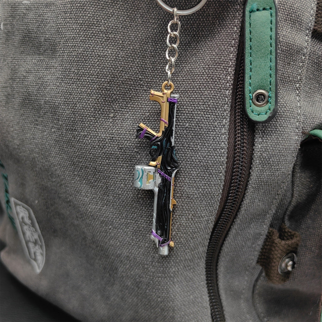 Mini Bound Judge Gun Metal Keychain