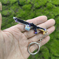 Mini Bound Judge Gun Metal Keychain