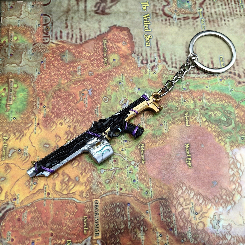 Mini Bound Judge Gun Metal Keychain