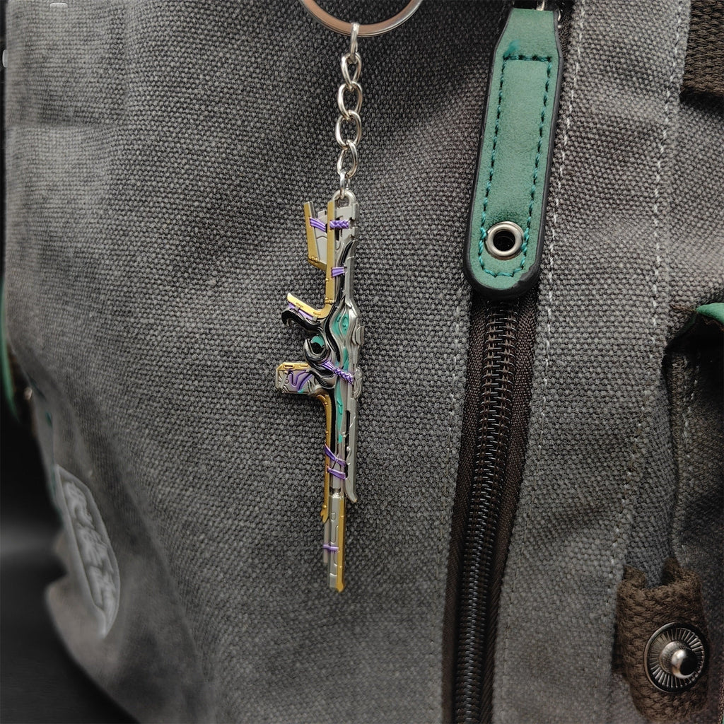 Mini Bound Phantom Gun Metal Keychain