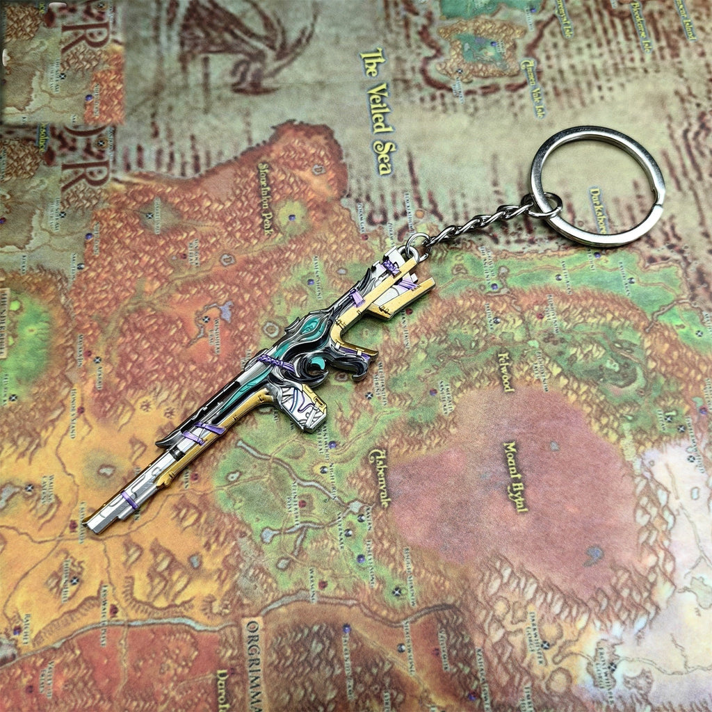 Mini Bound Phantom Gun Metal Keychain