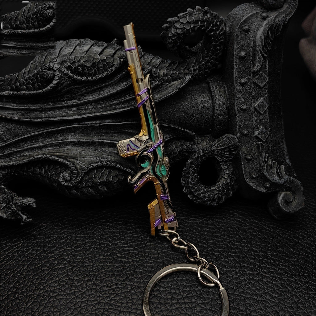 Mini Bound Phantom Gun Metal Keychain