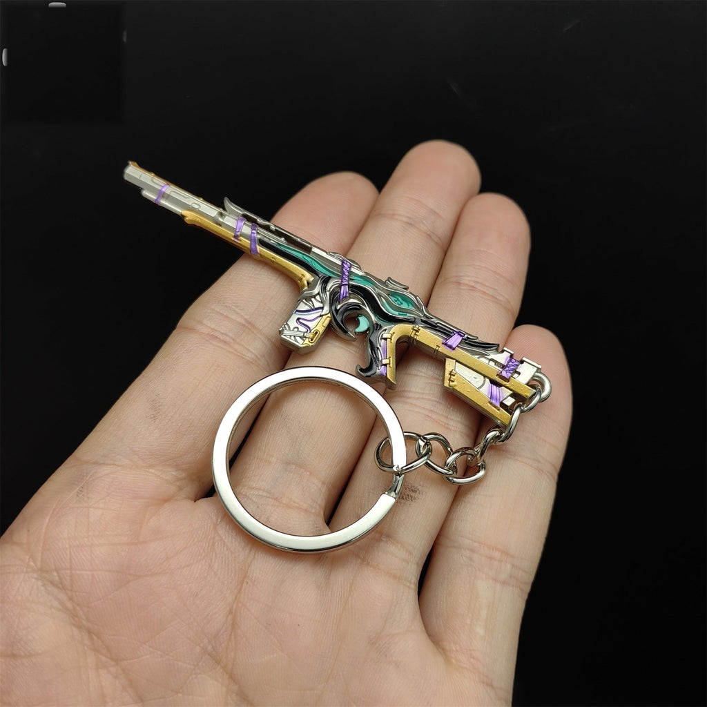 Mini Bound Phantom Gun Metal Keychain