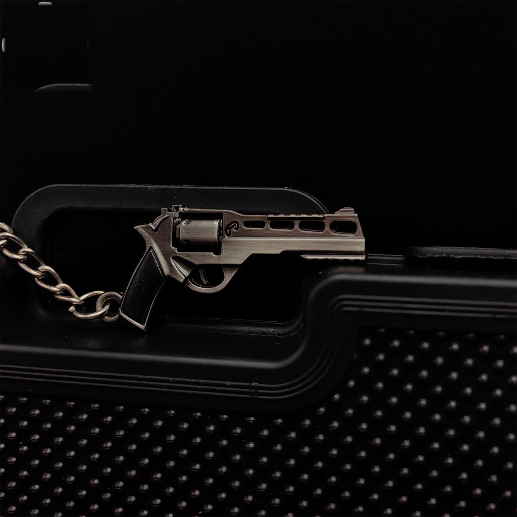 Mini Bull R45 Revolver Pistol Metal Keychain