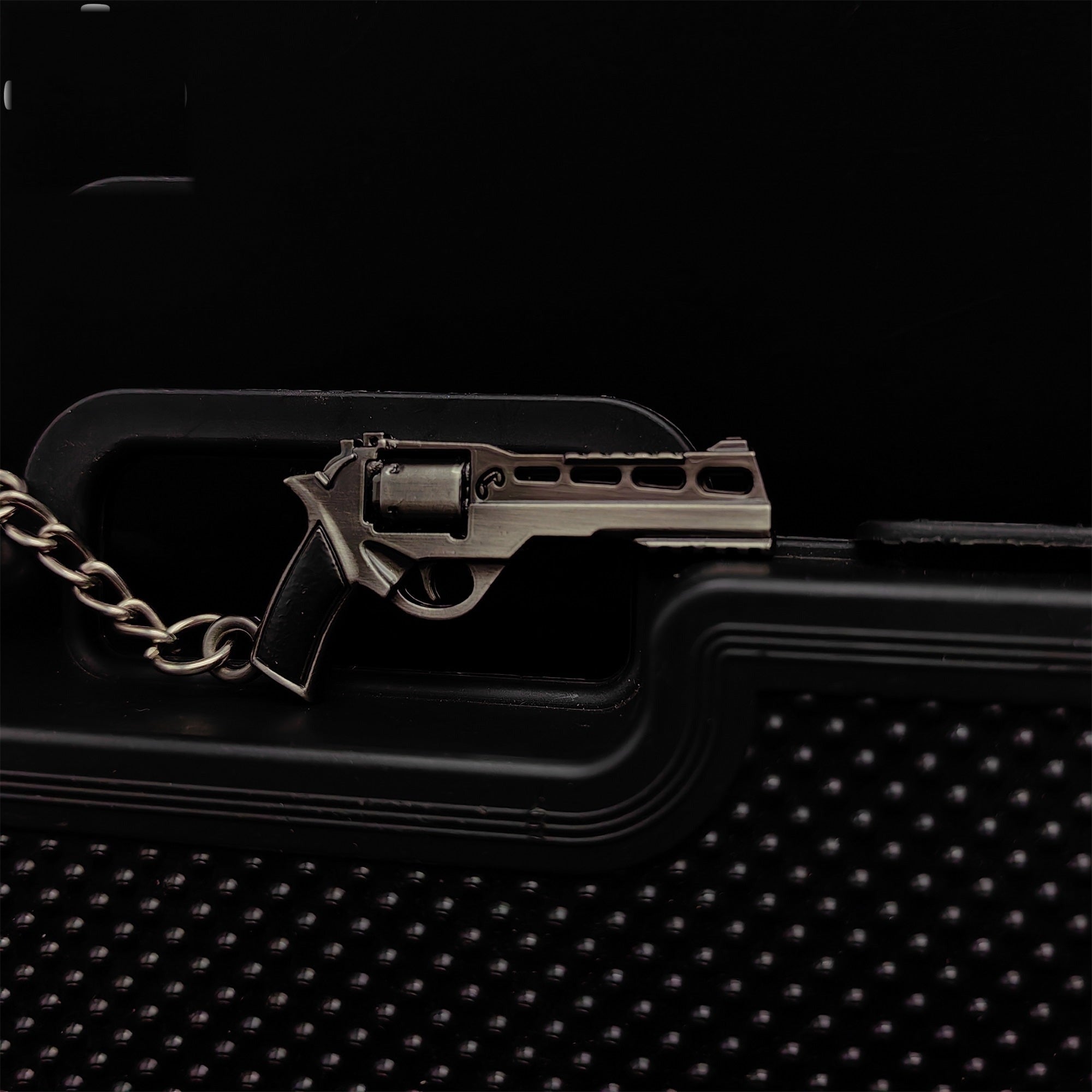 Mini Bull R45 Revolver Pistol Metal Keychain