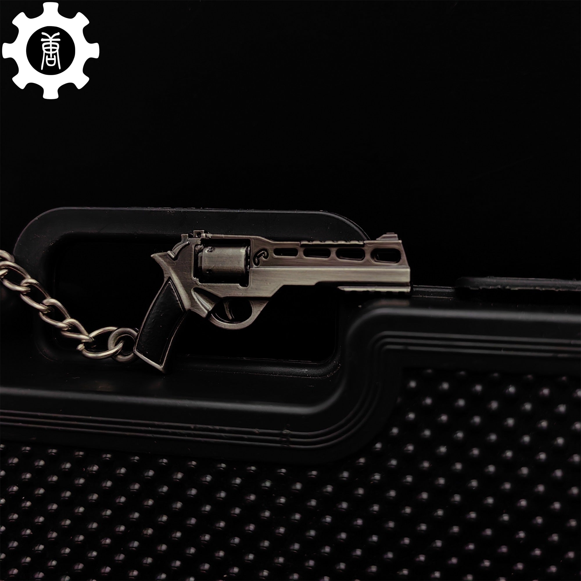 12 In 1 Metal World Famous Pistol Revolver Gun Keychain