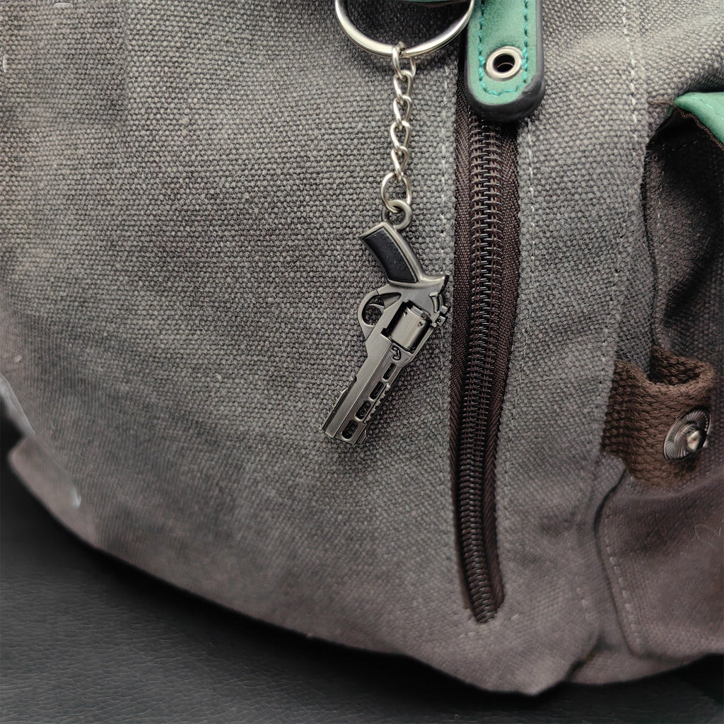 Mini Bull R45 Revolver Pistol Metal Keychain