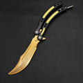 Global Offensive Game Butterfly Knife Blunt Blade Trainer Replica