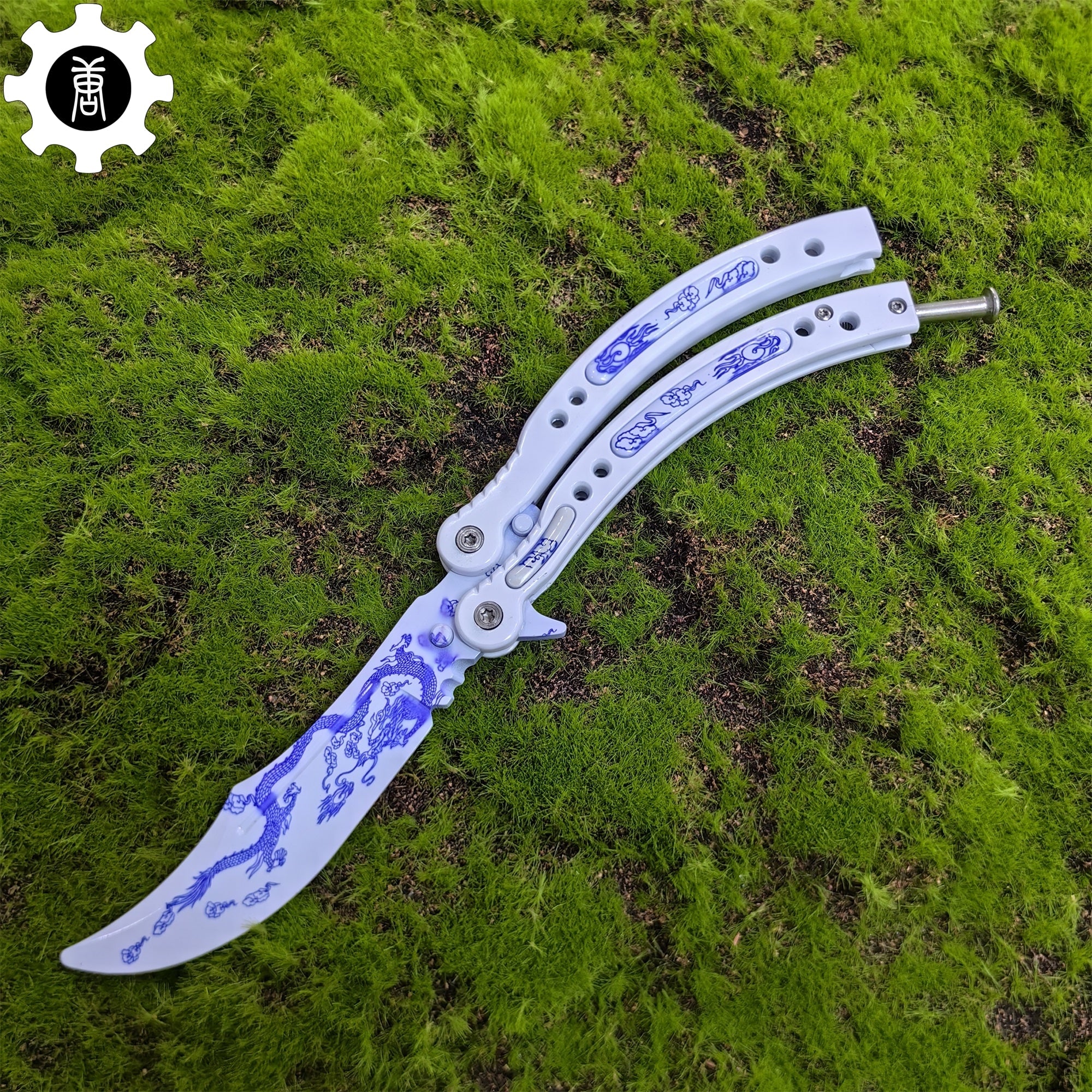 Game Butterfly Knife Azure Dragon Balisong