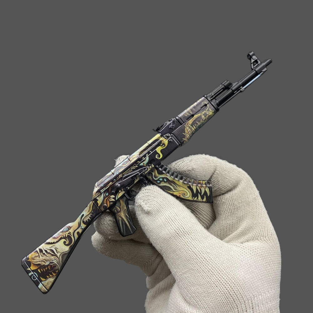 Ultimate CSGO AK-47 Hot Skin Metal Tiny Gun For Collection