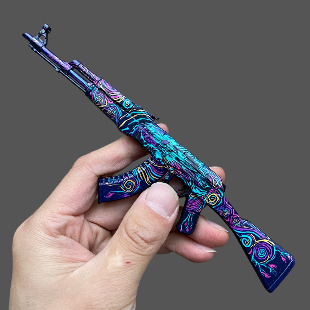 Ultimate CSGO AK-47 Hot Skin Metal Tiny Gun For Collection