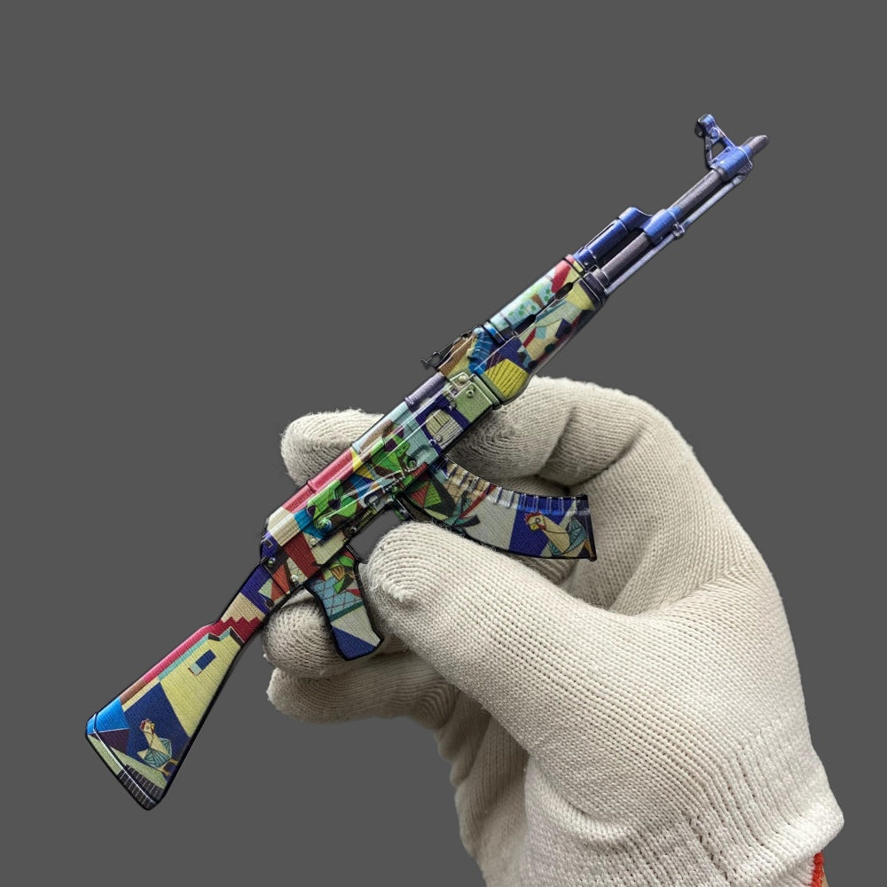 Ultimate CSGO AK-47 Hot Skin Metal Tiny Gun For Collection