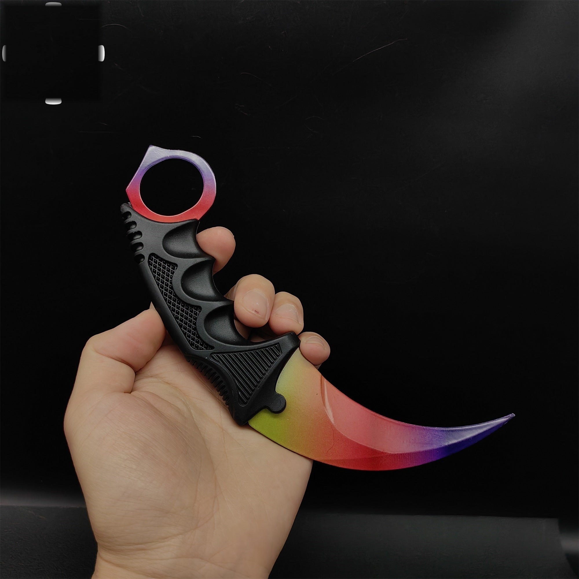 Fade Karambit & Balisong Trainer Weapon Case Blunt Blade Props