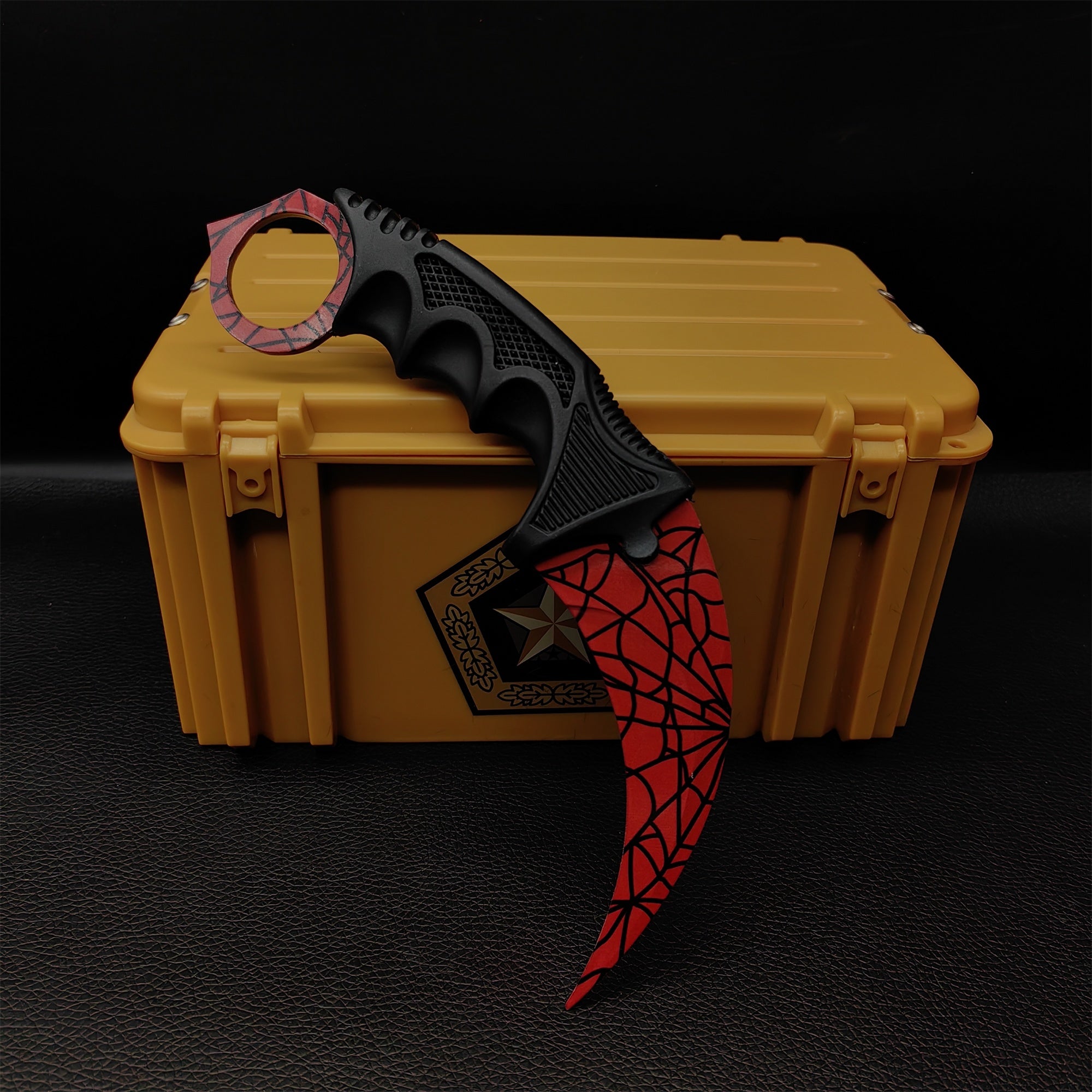 Lore Doppler Fade Autotronic Karambit Blunt Blade Replica With Gamma Case