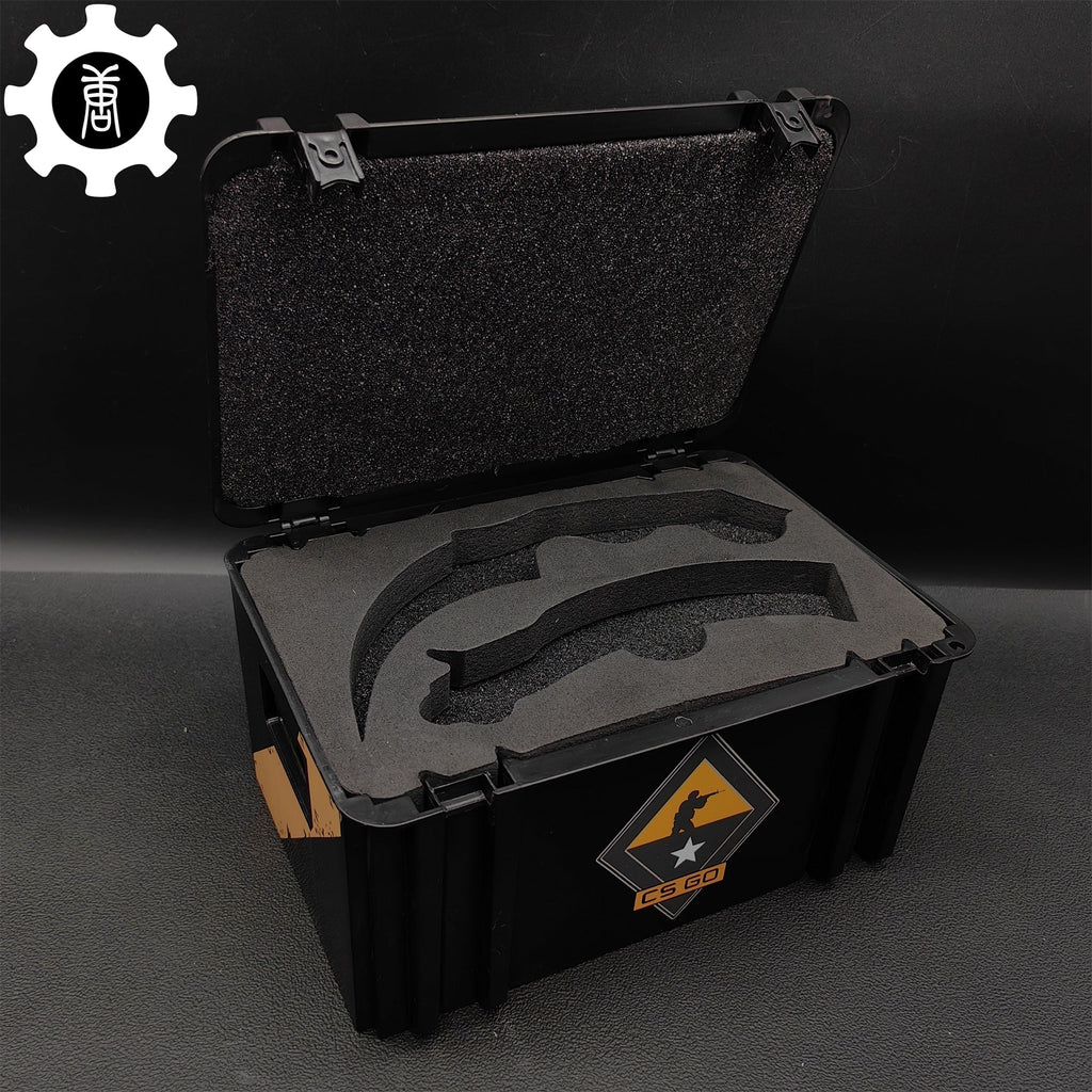 Case Hardened Blunt Blade Karambit & Butterfly Knife Weapon Case