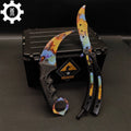 Case Hardened Blunt Blade Karambit & Butterfly Knife Weapon Case