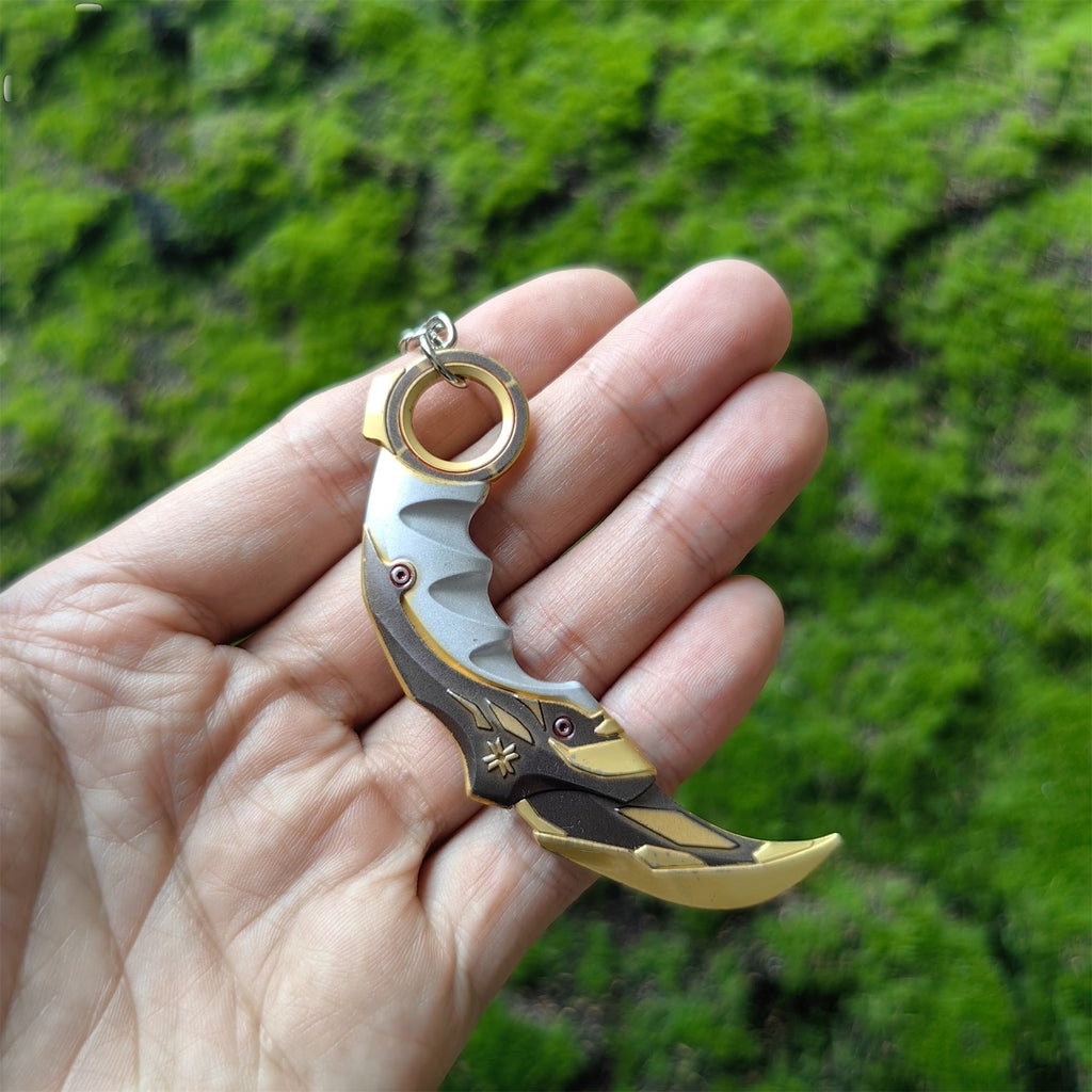 Cool Champions 2021 Karambit Mini Metal Keychain