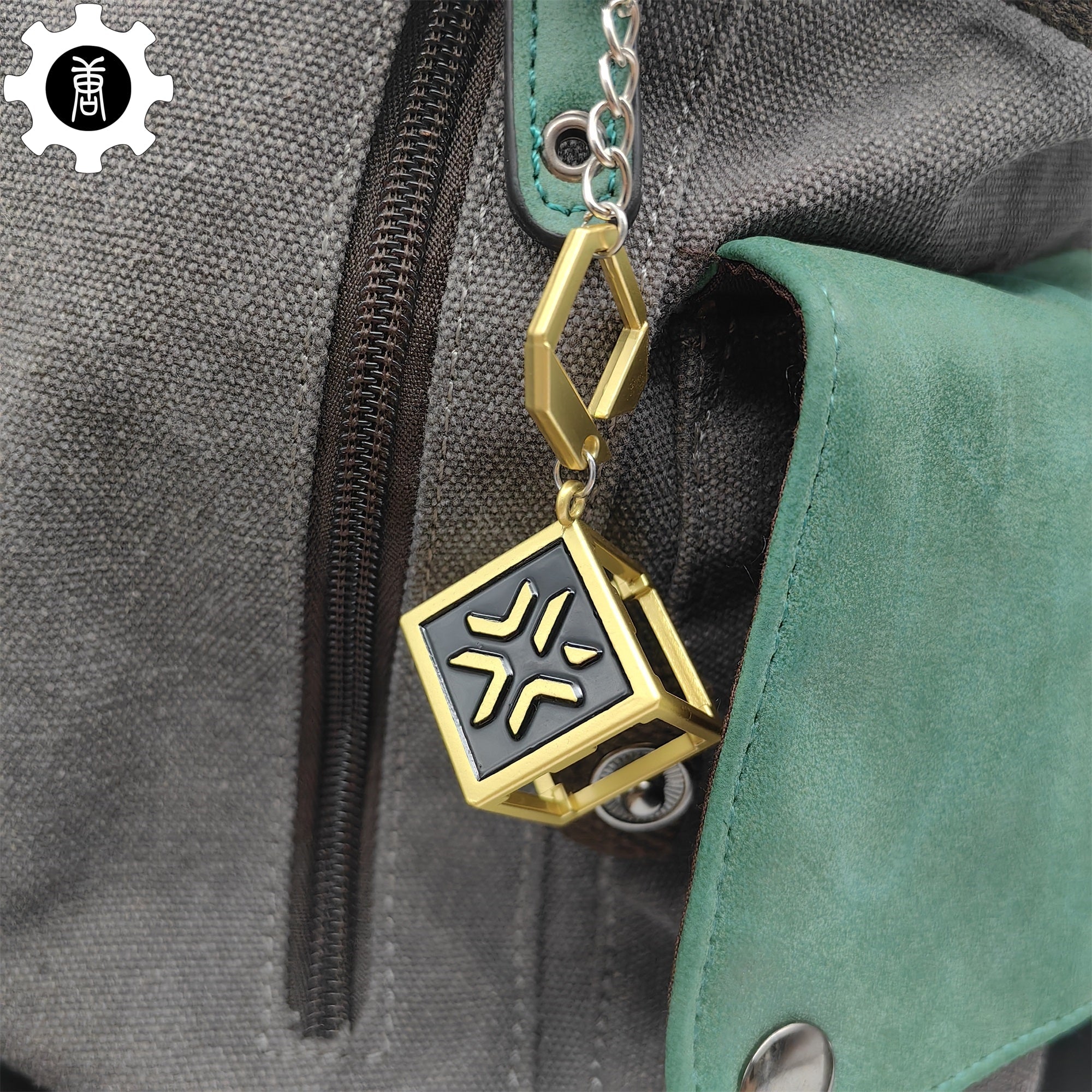 Mini Champions Cube Buddy Keychain Backpack Metal Pendant