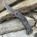 Chinese Dragon Totem Folding Knife