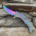 Chinese Dragon Totem Folding Knife