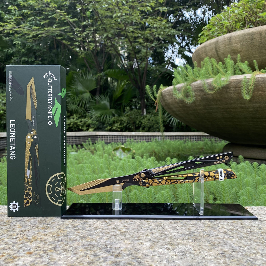 Balisong Trainer Cobra Vanguard – CNC Haut de Gamme