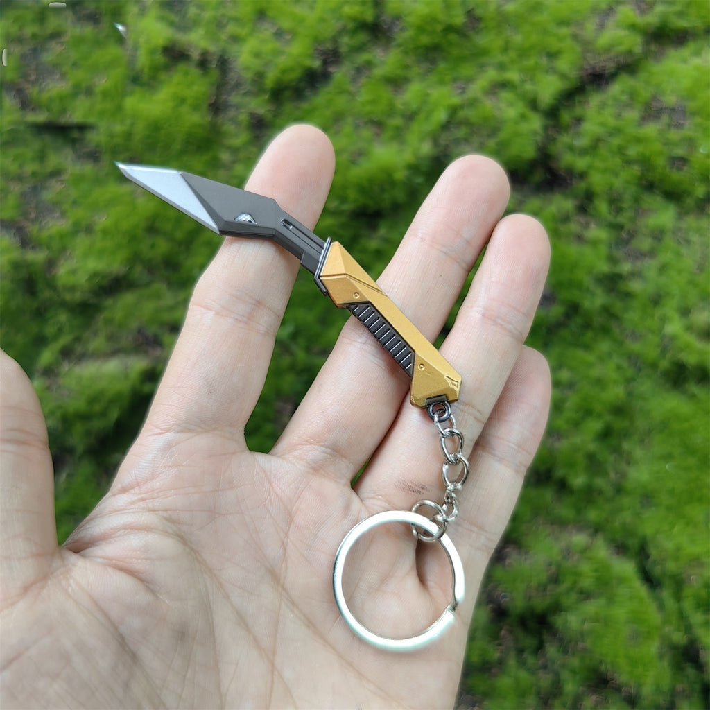 Mini Composite Knife Metal Keychain