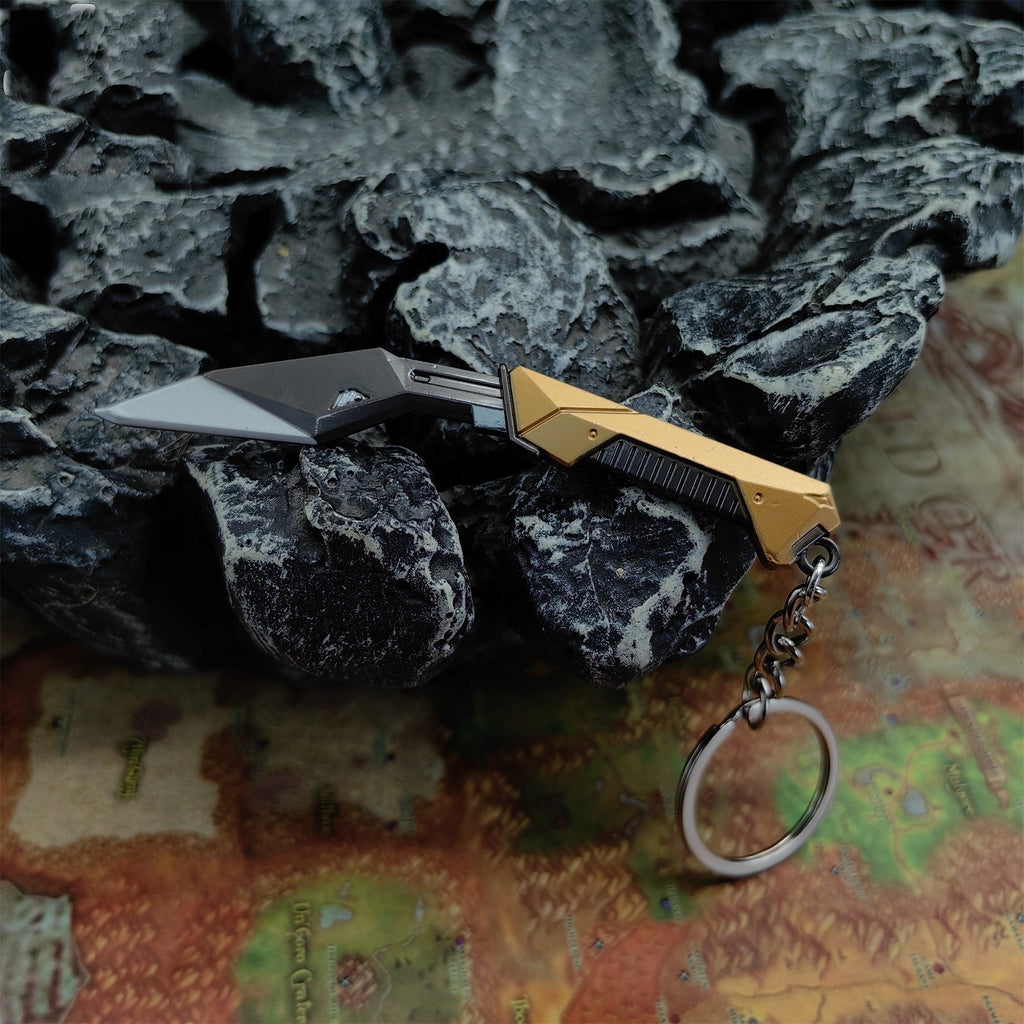 Mini Composite Knife Metal Keychain