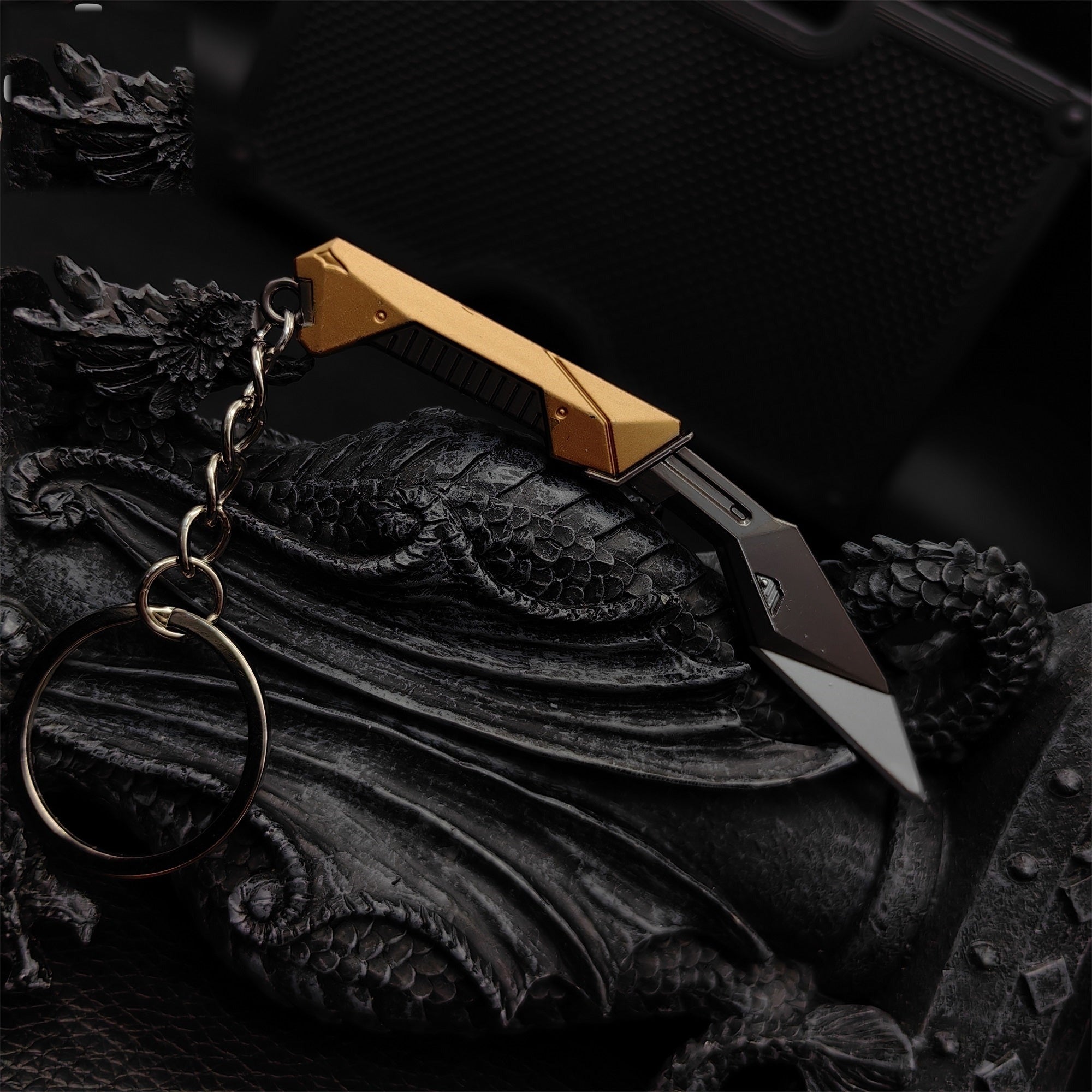 Mini Composite Knife Metal Keychain