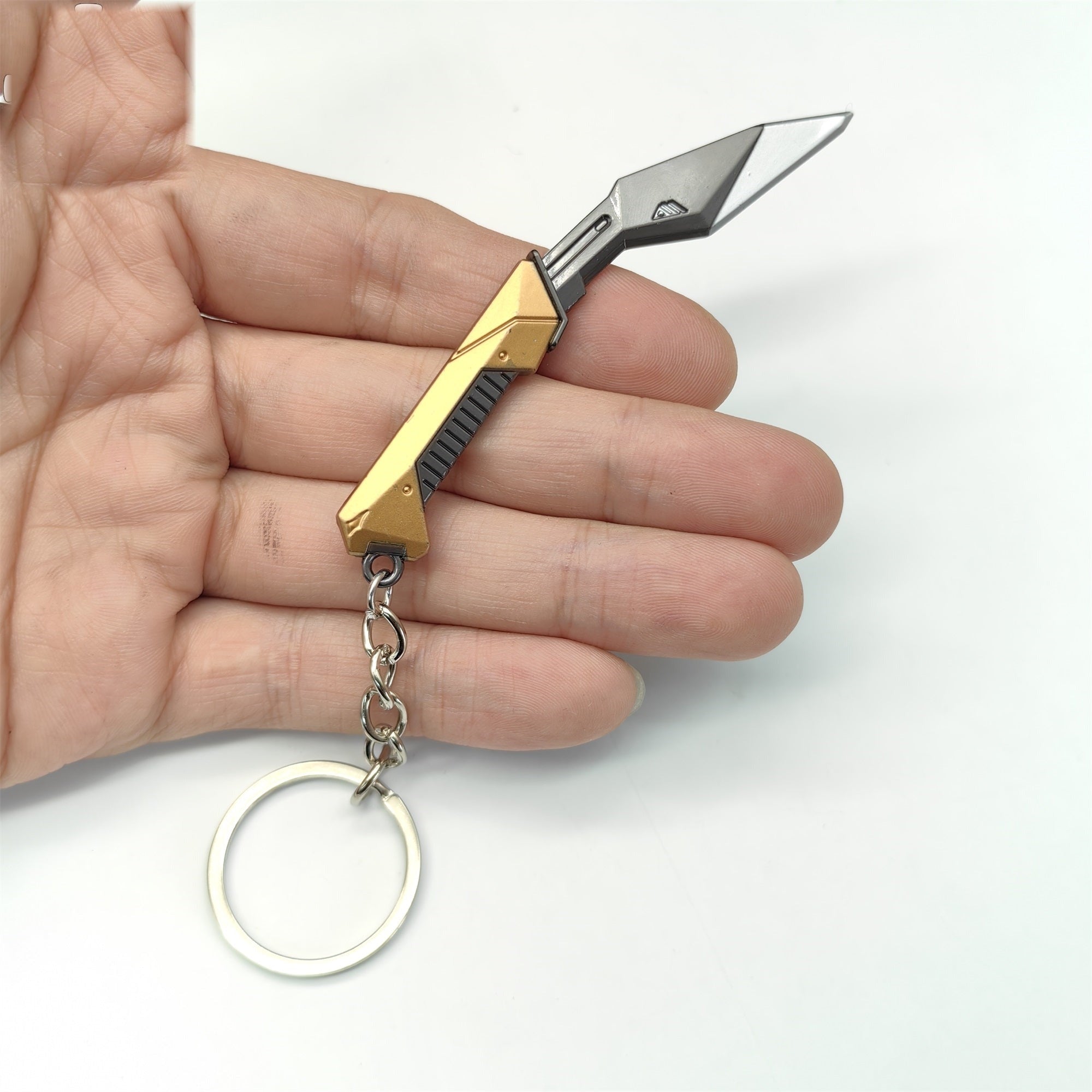 Mini Composite Knife Metal Keychain
