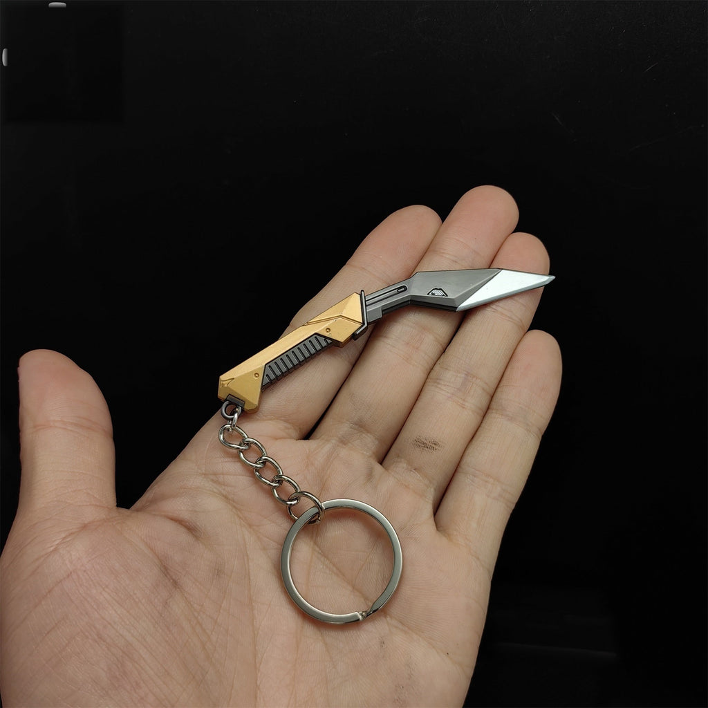 Mini Composite Knife Metal Keychain