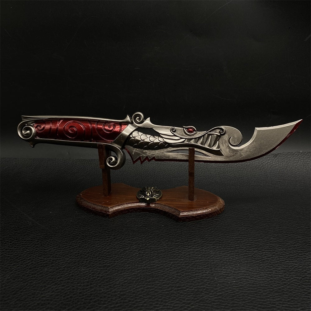 Réplique en métal du couteau de jeu convoité de Val
