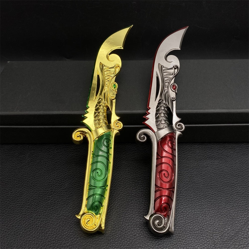 Réplique en métal du couteau de jeu convoité de Val