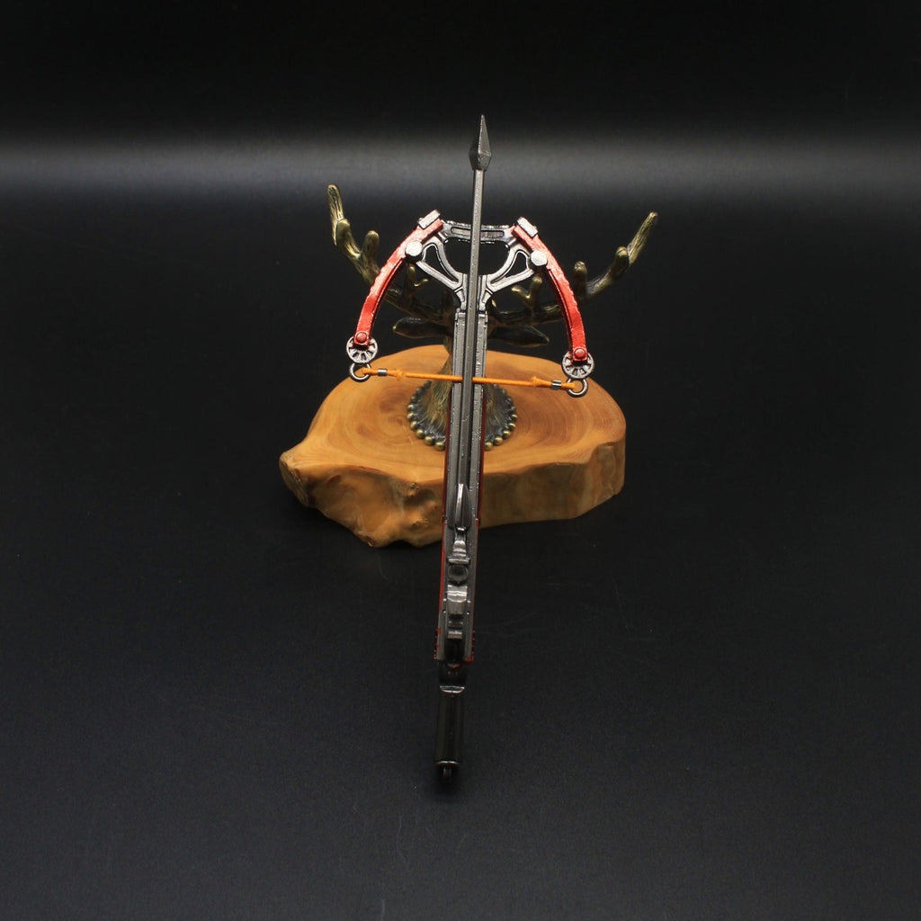 Metal Crossbow Miniature No Attack Power Bow Keychain Pendant 14CM/5.5"