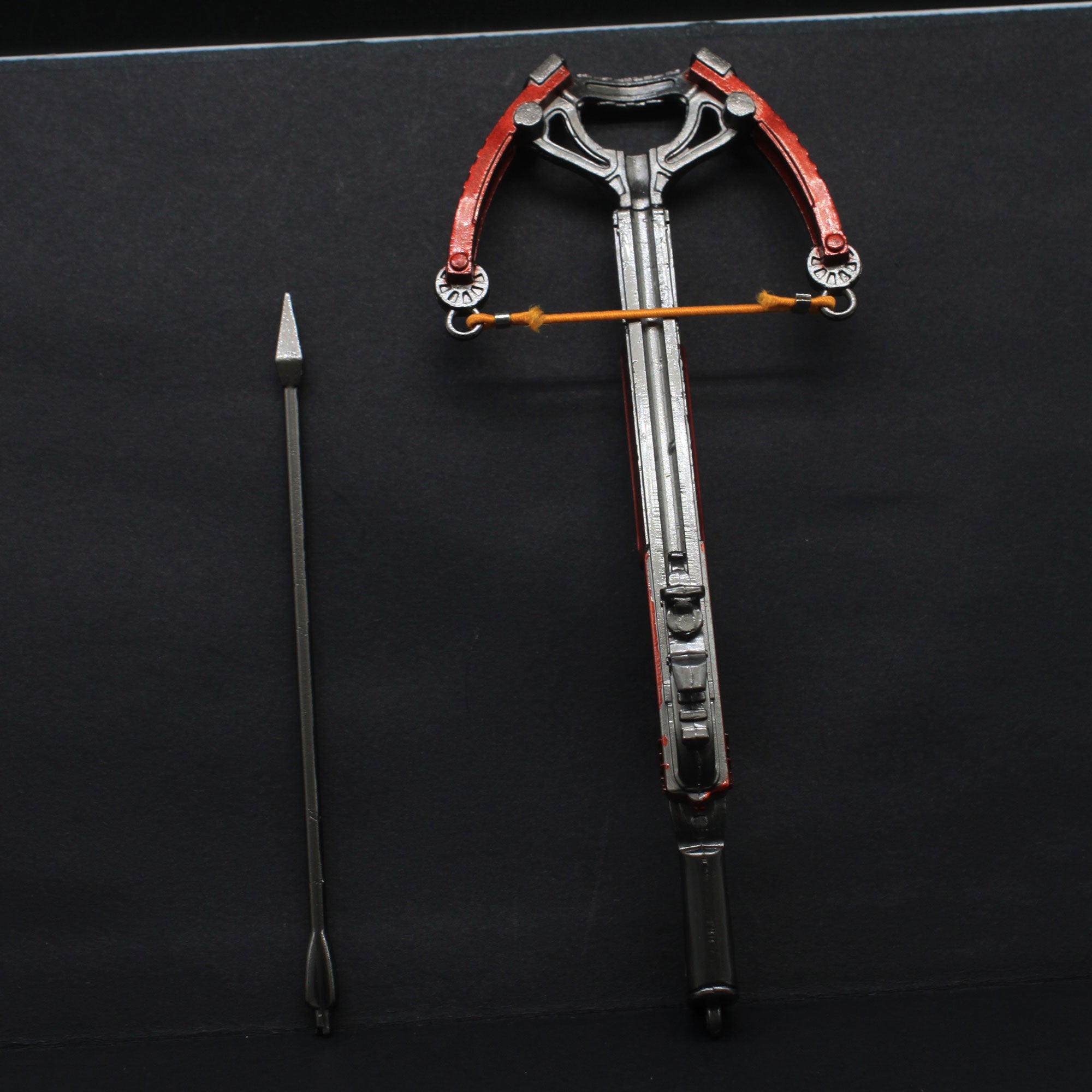 Metal Crossbow Miniature No Attack Power Bow Keychain Pendant 14CM/5.5"