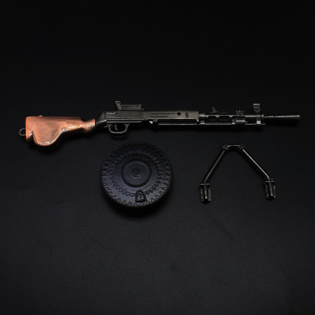 DP-28 Metal Miniature Degtyaryov Light Machine Gun  17CM/6.7"