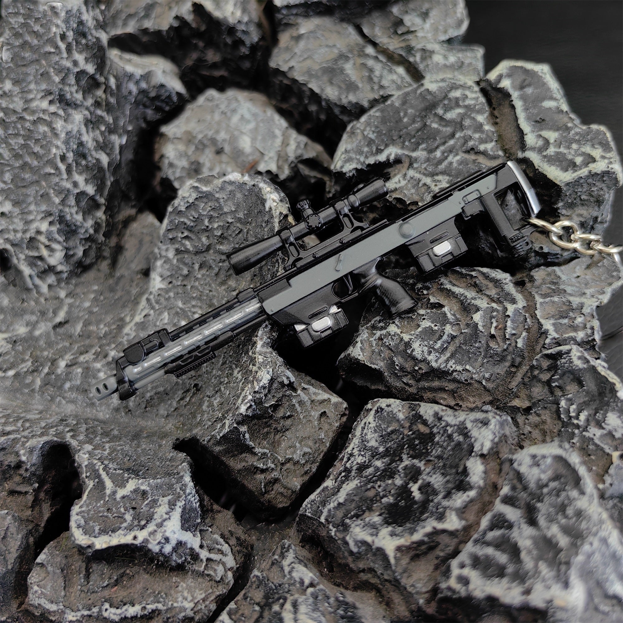 Tiny DRS-1 Sniper Rifle Model Metal Keychain