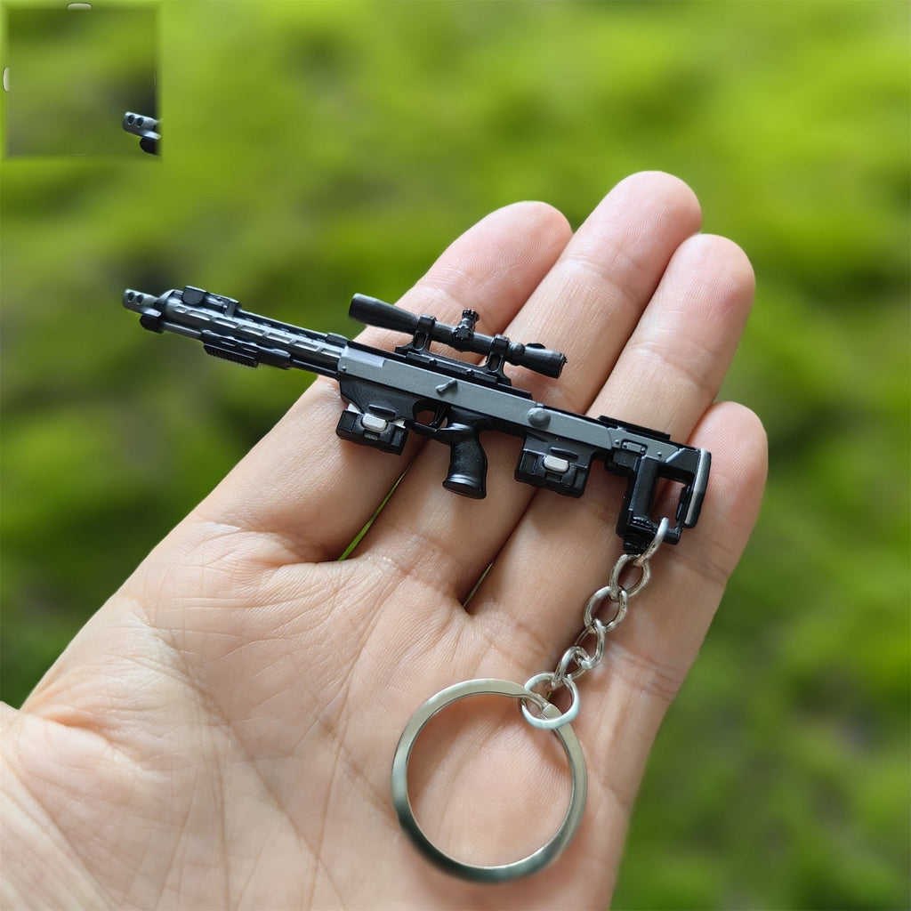 Tiny DRS-1 Sniper Rifle Model Metal Keychain