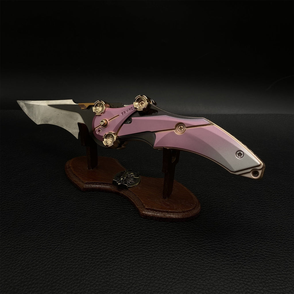 Delta Blade Of Mercy Folding Knife Blunt Blade Metal Replica