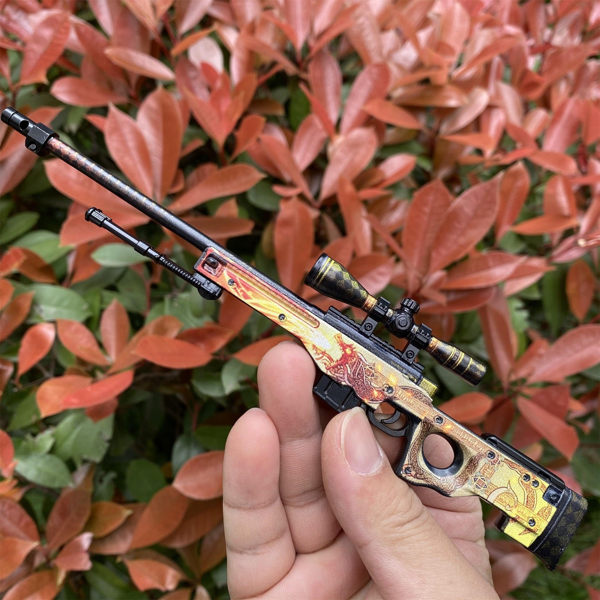 Metal CS Dragon Lore & Gungnir AWP Miniature