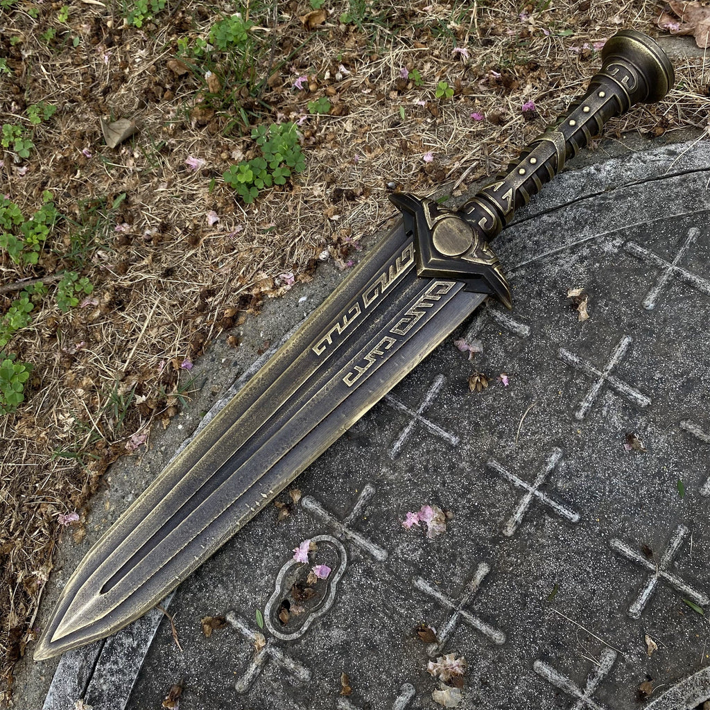 IRL Skyrim Dwarven Dagger Brass Replica