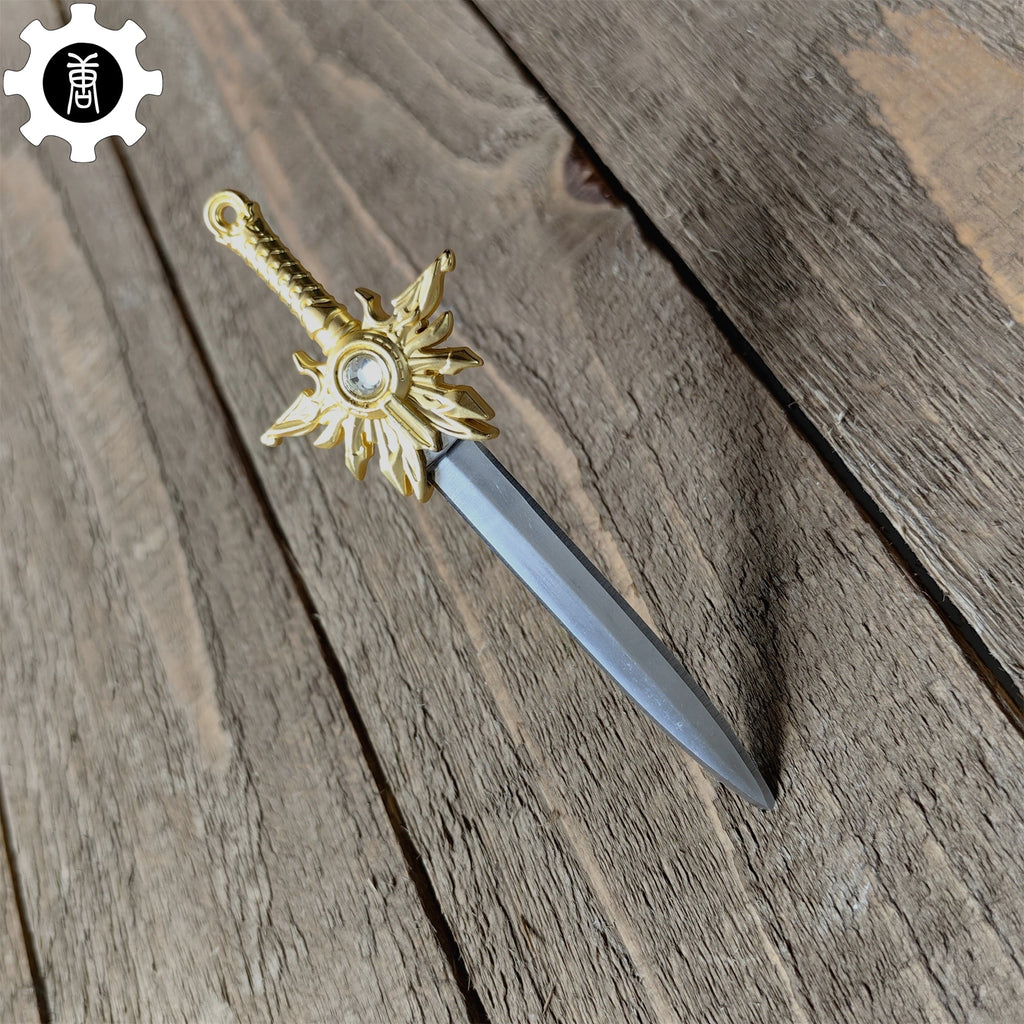 El'druin Tyrael Sword Mini Metal Replica EDC Knife