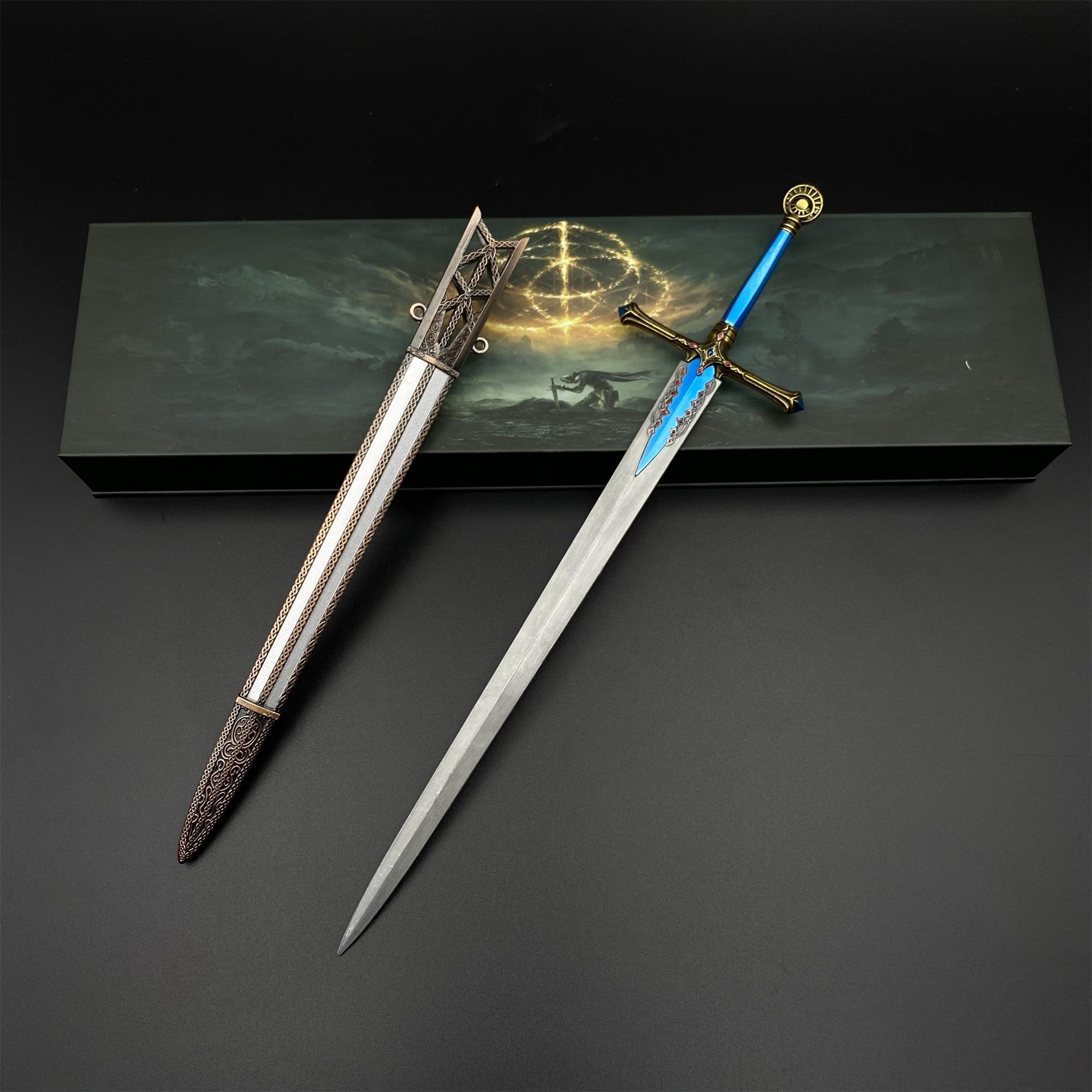Raya Lucaria Academy Carian Knight's Sword Metal Miniature For Collection